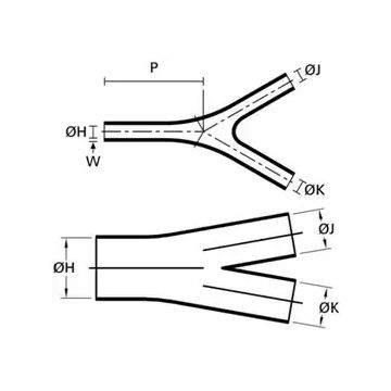 Ecumaster Kształtka termokurczliwa MS-3A/Y-03 (boot) palczatka Y