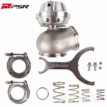 Pulsar PSR New Generation Wastegate 60mm V-Band External Wastegate Silver