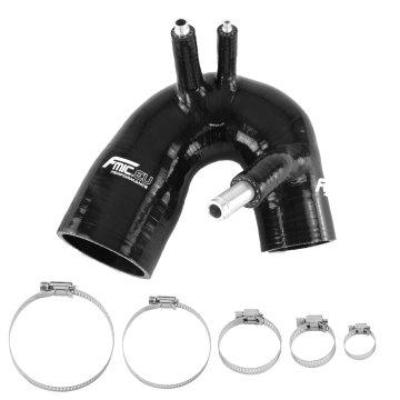 Silikon sací hadice FMIC.EU pro Fiat 500 595 695 1.4L T-Jet - Černý