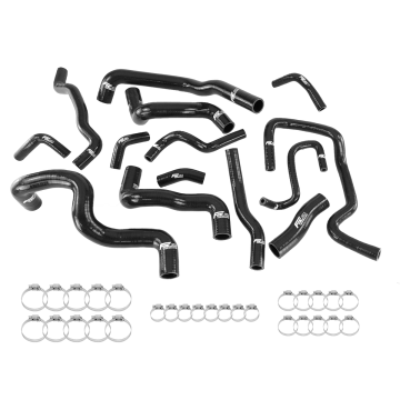 Silikon hadice chladiče Kit FMIC.EU pro Mini Cooper S R56 R57 1.6L Turbo N14 2008-2012 - Černý