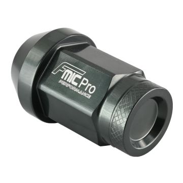 Hliníková matice kola FMIC.Pro M14x1,25 šedá (gun metal) 1 ks. kuželovitý