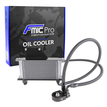 Sada chladiče motorového oleje stříbrná FMIC.Pro Subaru Impreza WRX STI 2001-2005