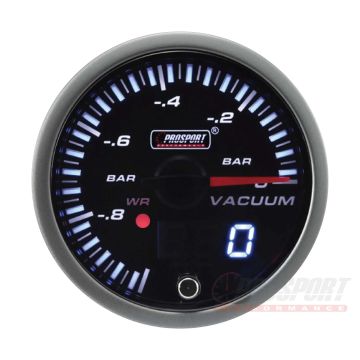 Prosport JDM Series 52mm - Měřič podtlaku s vodotěsným senzorem