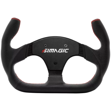 Profesionální závodní volant ve tvaru C z broušené kůže 325 mm SIMAGIC Simulator Simracing