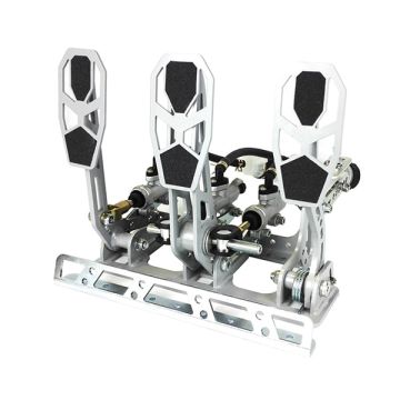 Pedalbox Car Cross podlahová montáž s opěrkou nohou RacingPedalBoxes