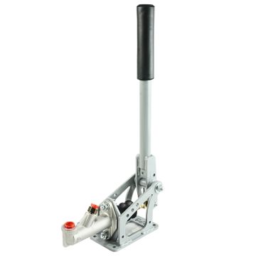 Hydraulická obrácená ruční brzda vertikální / horizontální RacingPedalBoxes – šedá