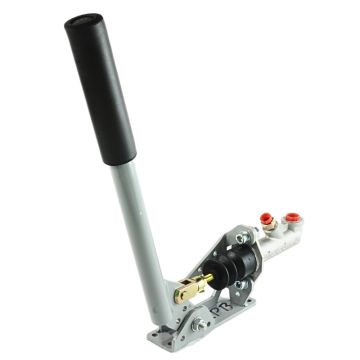 Hydraulická kompaktní ruční brzda vertikální RacingPedalBoxes – šedá