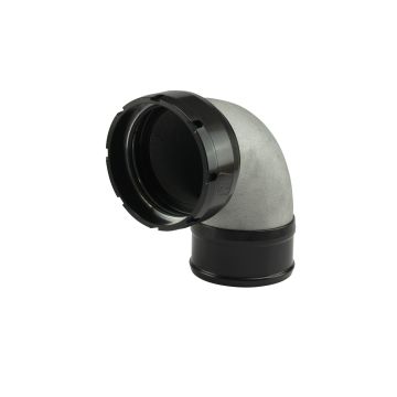 Turbo adaptér LockSleeve výstup kompresoru 3,00″ na koleno 90° s hadicovým nátrubkem 3,00″ Turbosmart