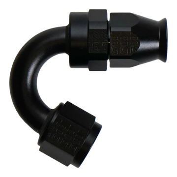 150° otočná koncovka hadice 8AN samice Flare s vložkou Ferule/Olive PTFE DeatschWerks