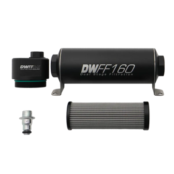 DWFFR-X 160mm regulátor tlaku paliva s filtrem 10 mikronů DeatschWerks