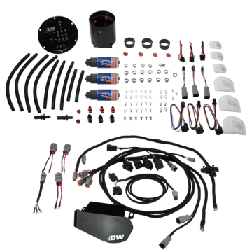 X3 Modul tří čerpadel s čerpadly DW430c a Plug & Play svazkem DeatschWerks Nissan GT-R R35 2009-2024