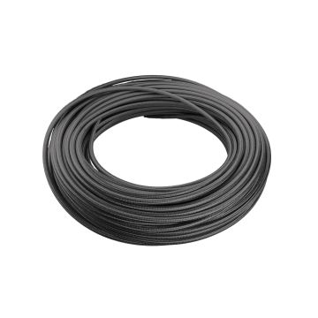 AN12 15,9mm (5/8") przewód PTFE teflonowy w stalowym oplocie czarny