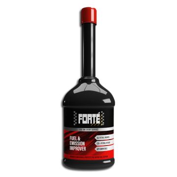 Forte Fuel & Emission Improver Aditivum do benzínu Čistí motor a palivový systém 400ml