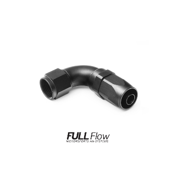 Nuke Performance Full Flow AN Hose End Fitting 90 Degree AN-10