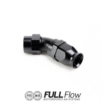 Nuke Performance Full Flow PTFE Hose End Fitting 45 Degree AN-6