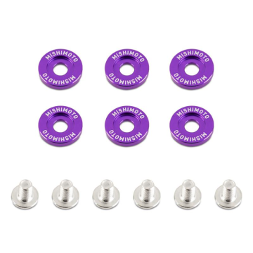 Mishimoto Fender Washer Kit Small 6pcs Purple