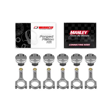 Kute tłoki Wiseco + korbowody Manley H-beam Toyota Supra 2JZGTE 3.0l 24V 93-98 86.00mm CR 8.3:1