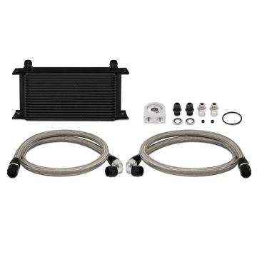 Mishimoto Universal 19 Row Oil Cooler Kit Black
