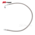 Pulsar PSR Universal Performance Turbo Oil Feed Line 4AN - 4AN 90 Degree Straight Steel Braided 80cm