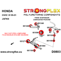 086096B: Sada Silentbloků Předního Zavěšení Honda Civic VI 1995-2000 Japan