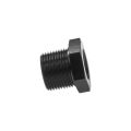 1/2 NPT Male to 1/4 NPT Female Reducer Pipe Bushing Hose Fitting Adapter Černá