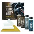 Leather Expert Steering Wheel Restoration Kit sada na renovaci černého koženého volantu se saténovým povrchem 4x50ml 200ml-1