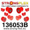 136053B: Polyuretanová sada předního a zadního zavěšení Opel Corsa B