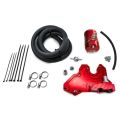 Oil Catch Can Kit Small Red 17 mm RTMG Performance for 1.8 / 2.0 TSI EA888.3 