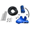 Oil Catch Can Kit Large Blue 17 mm RTMG Performance for 1.8 / 2.0 TSI EA888.3 