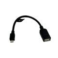 Ecumaster Kabel AA0035 OTG USB 2.0 USB A gniazdo USB B micro wtyk 0,2m czarny
