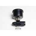 Fuel Pressure Gauge With 6AN Inline Adapter Radium Engineering