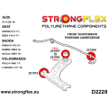 221950A: Front rear stabilizer bush SPORT for Audi A3 TT Cupra Seat Ibiza Leon Skoda Fabia Octavia VW Golf-3