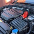 Silikonová sací hadice Ramair VW MK8 Golf GTi 245bhp 2.0 TSI červená-2