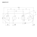 Vzduchový filtr Twin Carb Ramair RT3-217-406 65mm Vnitřní výška-2