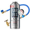 Přípravek CarFix 5v1 pro doplnění klimatizace R1234yf 235ml + hadice YF s manometrem-1