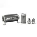DeatschWerks In-Line Fuel Filter Kit -10AN 10 Micron 110mm