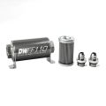 DeatschWerks In-Line Fuel Filter Kit -8AN 40 Micron 110mm