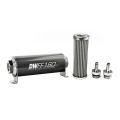 DeatschWerks In-Line Fuel Filter Kit 3/8IN 100 Micron 160mm