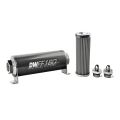 DeatschWerks In-Line Fuel Filter Kit -6AN 100Micron 160mm