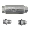 DeatschWerks Compact In-Line Fuel Filter Kit -8AN 10 Micron 70mm