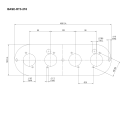 Vzduchový filtr Twin Carb Ramair RT3-218-406 65mm Vnitřní výška-2