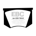 DP2100 Brake Pads GREENSTUFF EBC Brakes for AC Ace Aceca Greyhound Aston Martin PEERLESS Peerless Triumph TR3 TR3A TR4 Italia WARWICK GT Triumph TR3 TR3A TR4 AC Cobra DB MK3