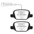 DP1338/2 Brake Pads ULTIMAX2 EBC Brakes for Abarth 500 595 Fiat 50