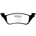 DP61629 Brake Pads GREENSTUFF EBC Brakes for Chrysler USA Grand Voyager Grand Voyager LTD Voyager Jeep Cherokee Chrysler Town & Country Grand Voyager Dodge Caravan Grand Caravan