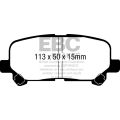 DP61802 Brake Pads GREENSTUFF EBC Brakes for ACURA MDX ZDX Honda Odyssey Passport Pilot Ridgeline Chevrolet Thailand Trailblazer Holden Australia and New Zealand Colorado 7 Trailblazer