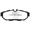 DP41870R Brake Pads YELLOWSTUFF EBC Brakes for Ford Mustang 5th Gen