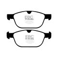 DP62018 Brake Pads GREENSTUFF EBC Brakes for Volvo XC60 XC60 T5 XC60 T6 XC60 D3 XC60 D4 XC90 1st Gen XC60 D5