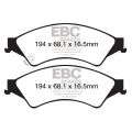 DPX2140 Brake Pads ULTIMAX2 EBC Brakes for Ford Ford COMMERCIAL Ranger Mazda COMMERCIAL Everest 1st Gen U268 Ford Australia and New Zealand Ranger BT5