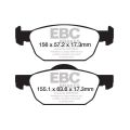 DPX2154 Brake Pads ULTIMAX2 EBC Brakes for Honda Civic 9th Gen FK Civic 10th Gen Civic Tourer Civic 9th Gen FK Sport