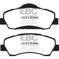 DPX2177 Brake Pads ULTIMAX2 EBC Brakes for Citroen C4 Cactus Peugeot 301 308 SW Mk2 CElysee 308